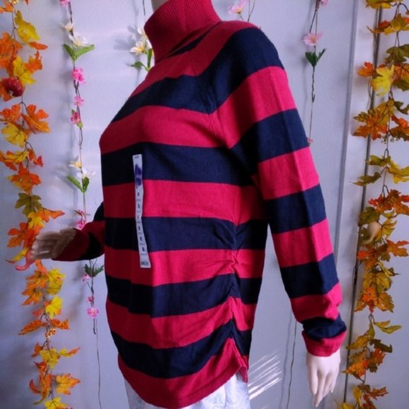 NWT TURTLE NECK SWEATER INDIGO - Picture 3 of 8